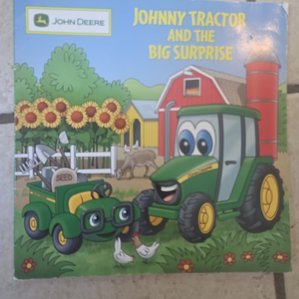 Johnny Tractor and the Big Surprise Paperback Book John Deere
